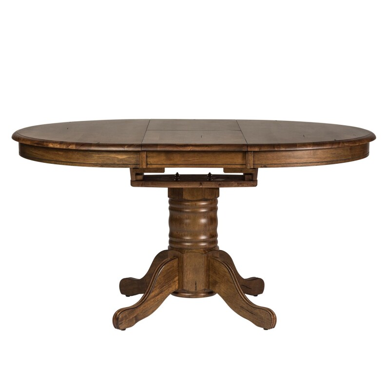 Carolina Crossing Oval Pedestal Table Base 186P4257