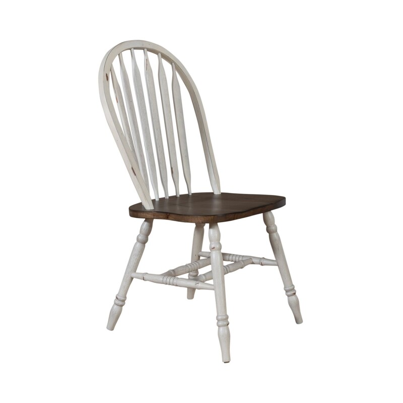 Carolina Crossing Windsor Side Chair- White 186WC1000S