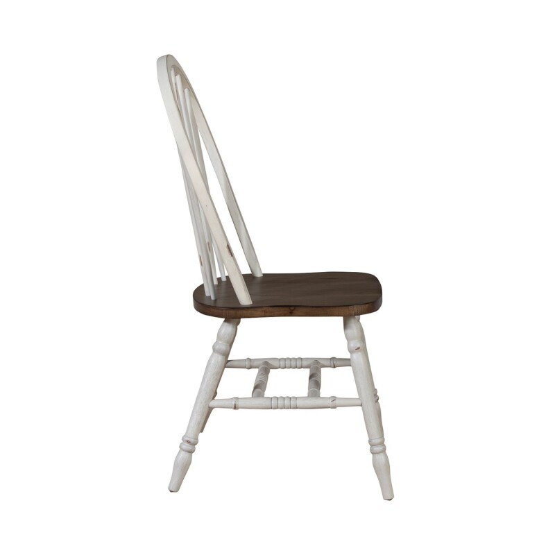 Carolina Crossing Windsor Side Chair- White 186WC1000S