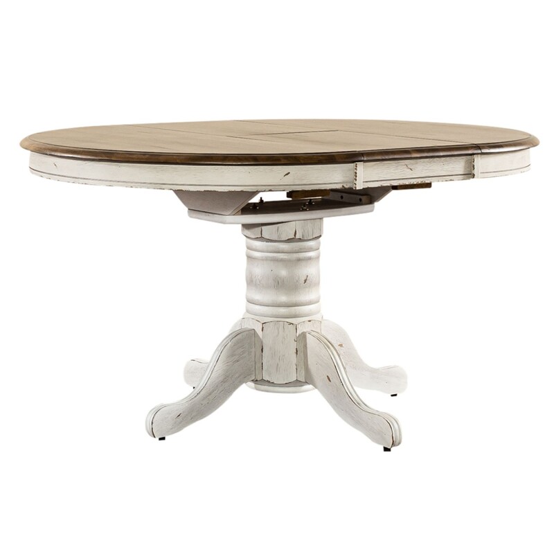 Carolina Crossing 3 Piece Pedestal Table Set 186WCD3PDS