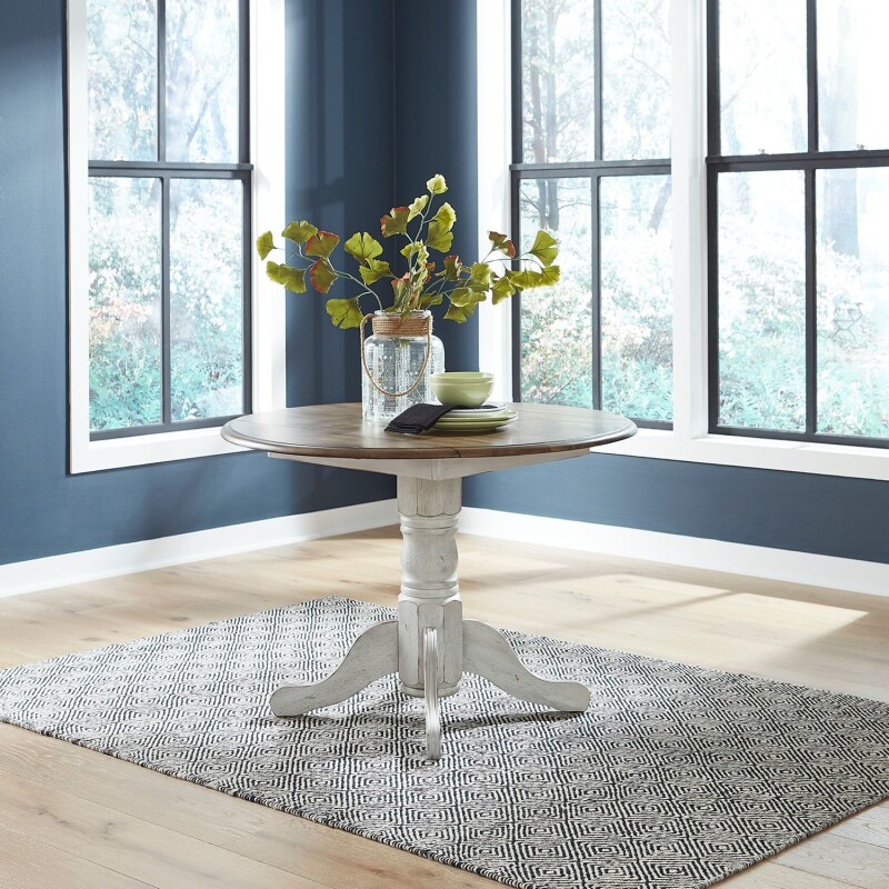 Carolina Crossing Drop Leaf Table Set 186WCDDLT