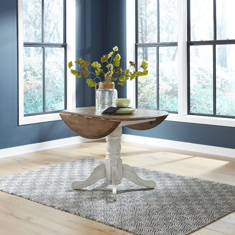 Carolina Crossing Drop Leaf Table Set 186WCDDLT