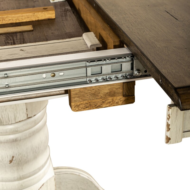 Carolina Crossing Oval Pedestal Table Top- White 186WT4257