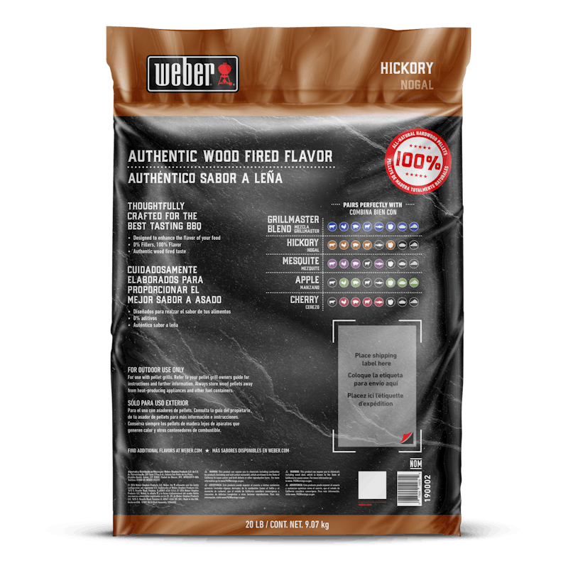 Hickory All-Natural Hardwood Pellets 190002
