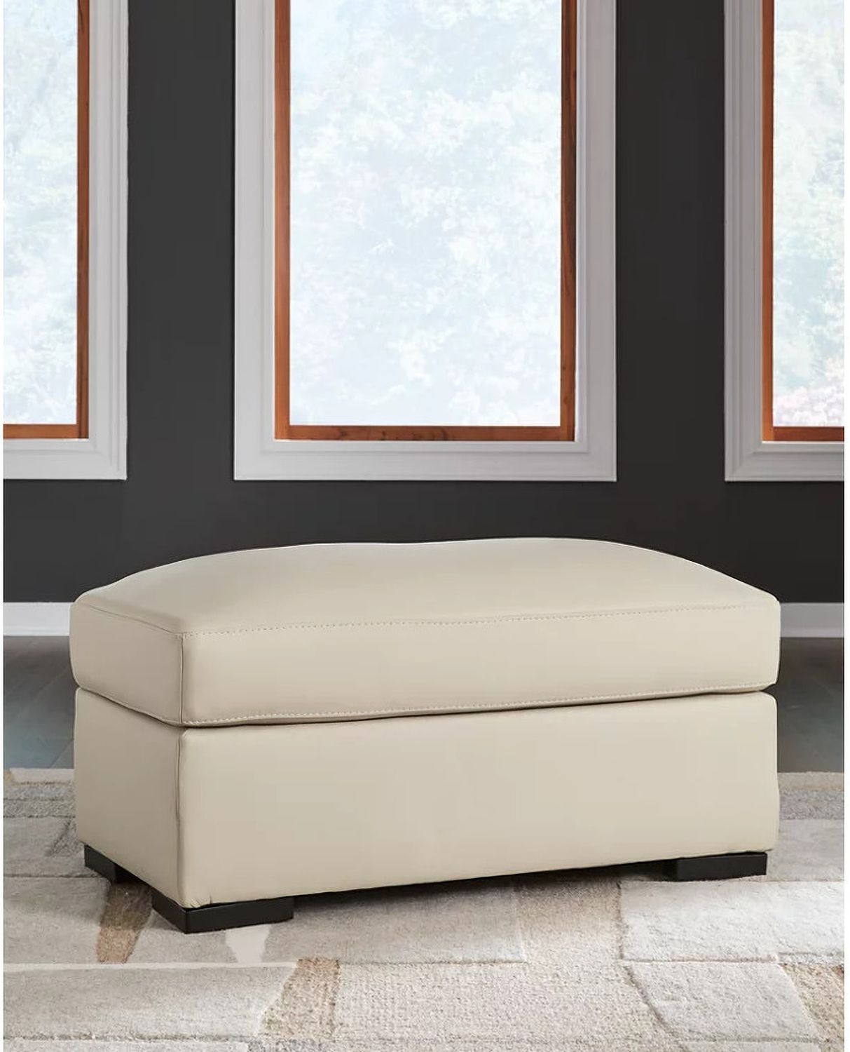 Treasure Trove Ottoman In Almond 1930414