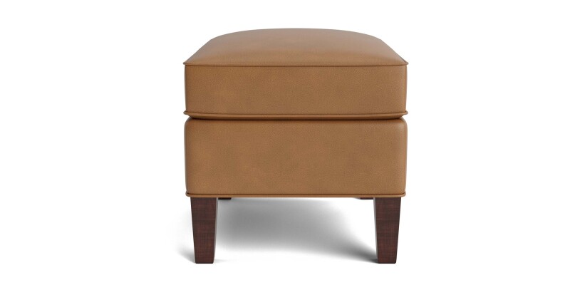 Kent Leather Ottoman 195101L59