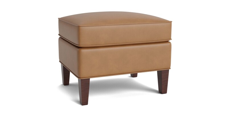 Kent Leather Ottoman 195101L60
