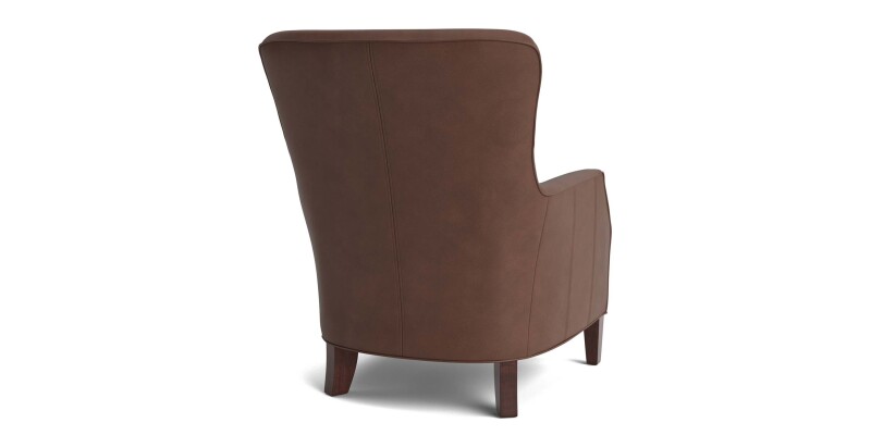 Kent Leather Slope Arm Chair 195102L53
