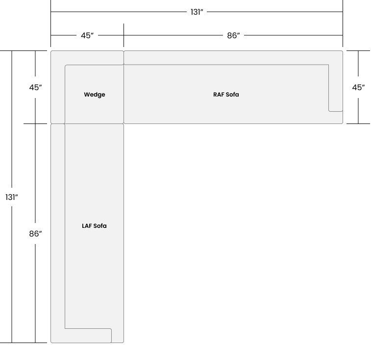 Rawcliffe 3-Piece Sectional In Parchment 19604S1