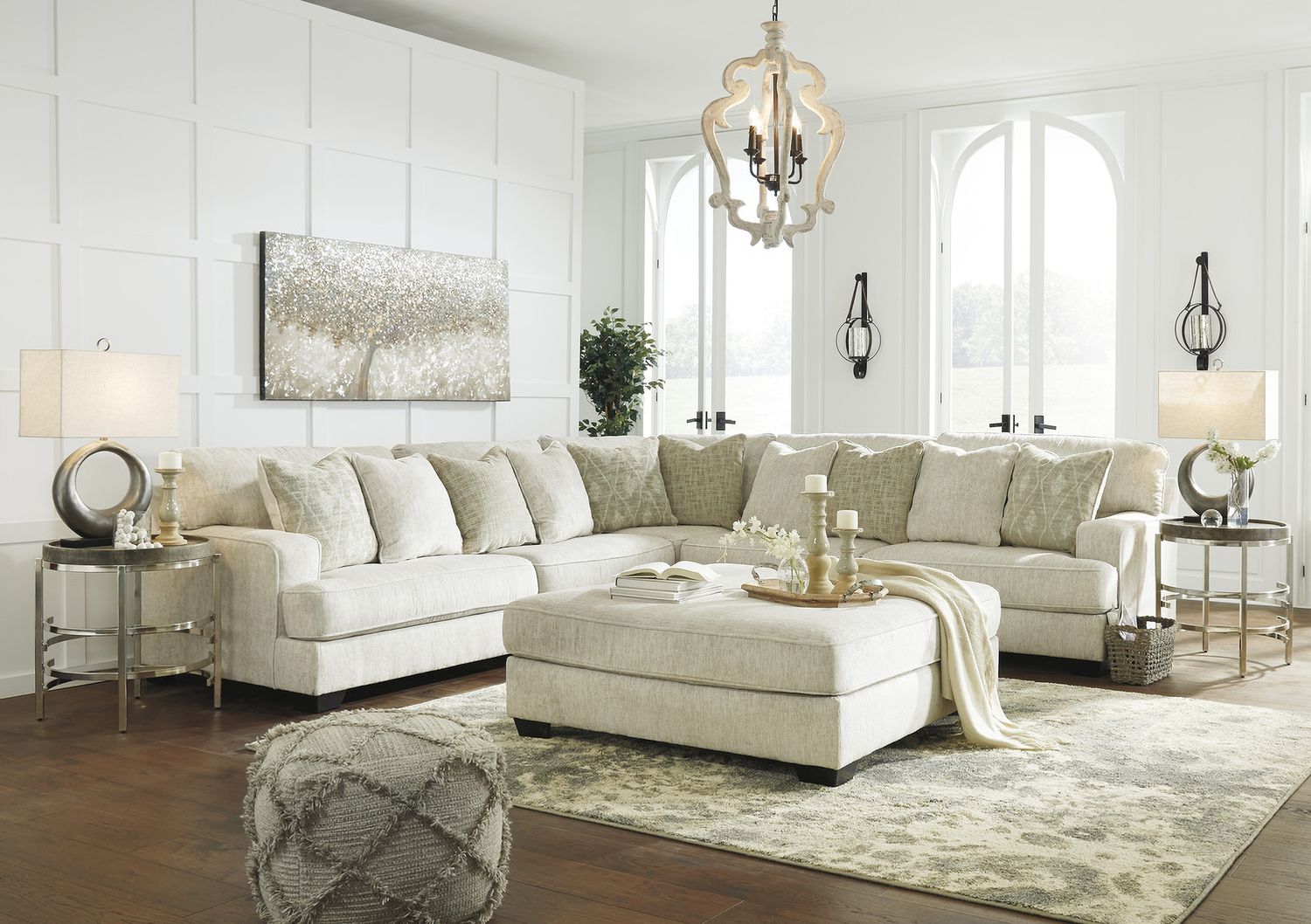 Rawcliffe 3-Piece Sectional In Parchment 19604S1