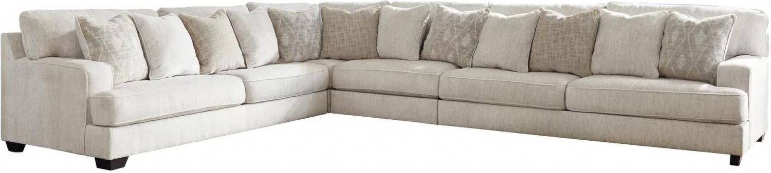 Rawcliffe 4-Piece Sectional In Parchment 19604S2