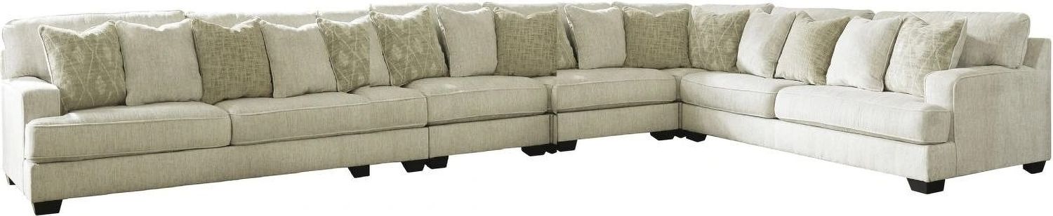 Rawcliffe 5-Piece Sectional In Parchment 19604S3