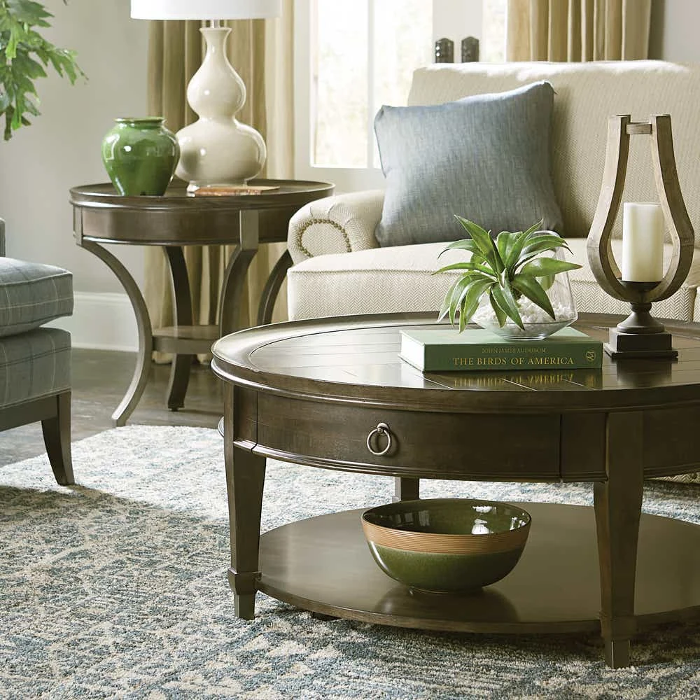 Sunset Valley Dark Round Cocktail Table 197911D