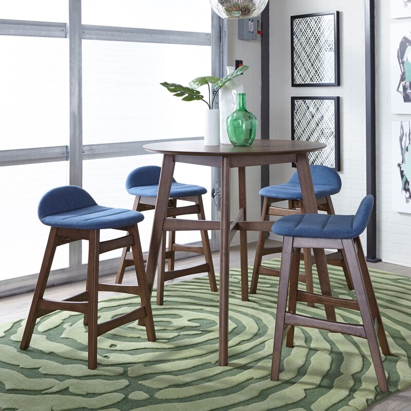 Space Savers 24 Inch Counter Chair - Blue (RTA) 198B650124BU