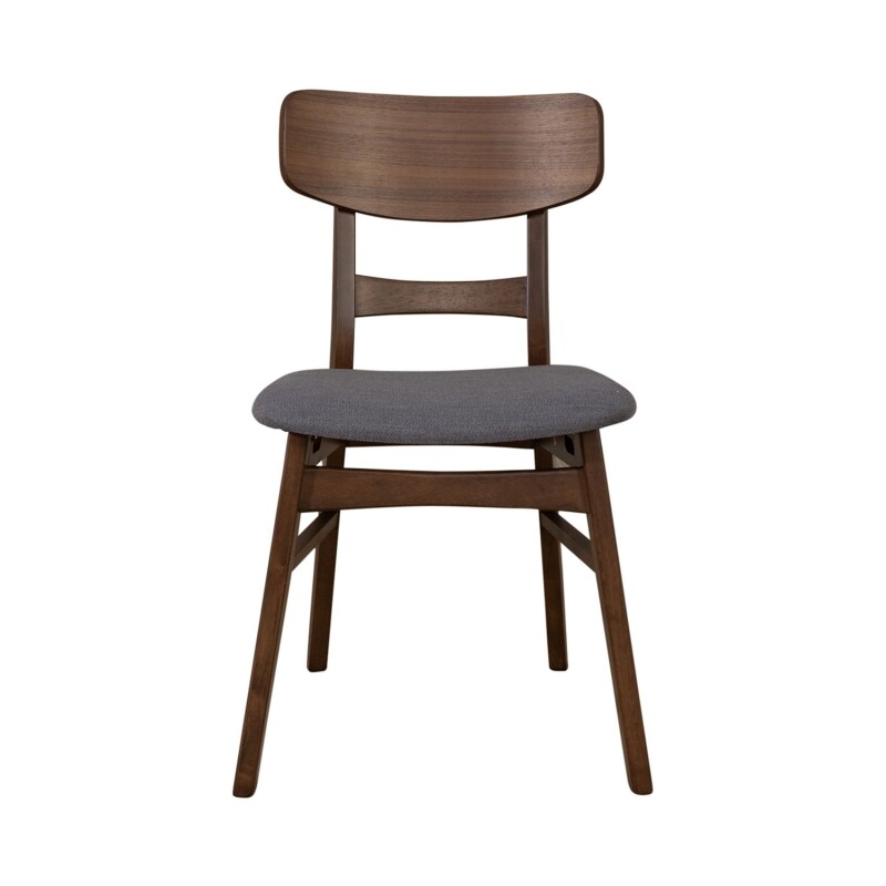 Space Savers Panel Back Side Chair- Grey (RTA) 198C9101SGY