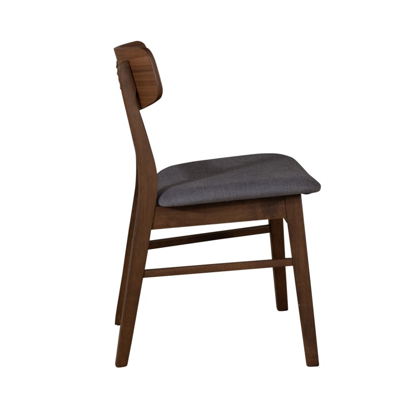 Space Savers Panel Back Side Chair- Grey (RTA) 198C9101SGY