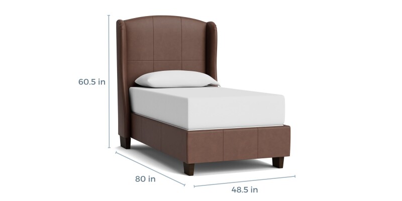 Paris Leather Upholstered Bed 1990K139LKIT53