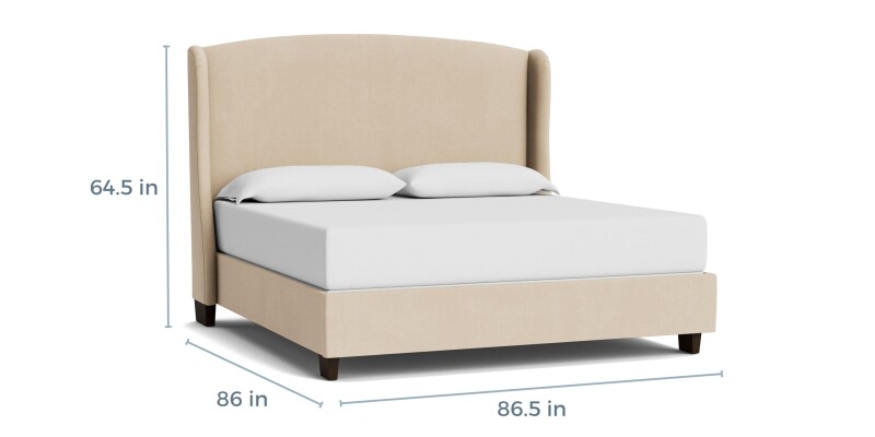 Paris Upholstered Bed 1990K169KIT30