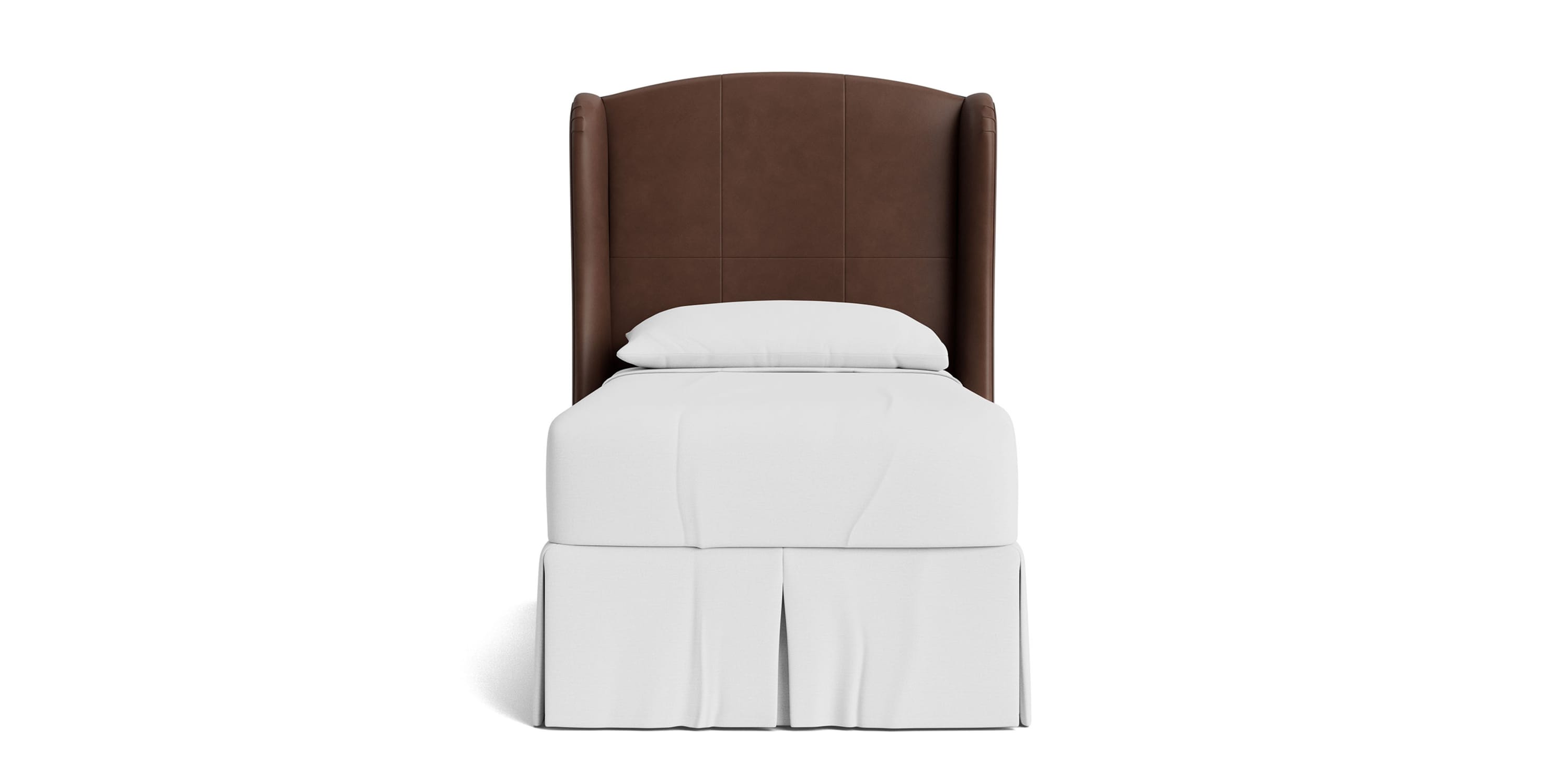 Paris Leather Upholstered Bed 1991H139L56