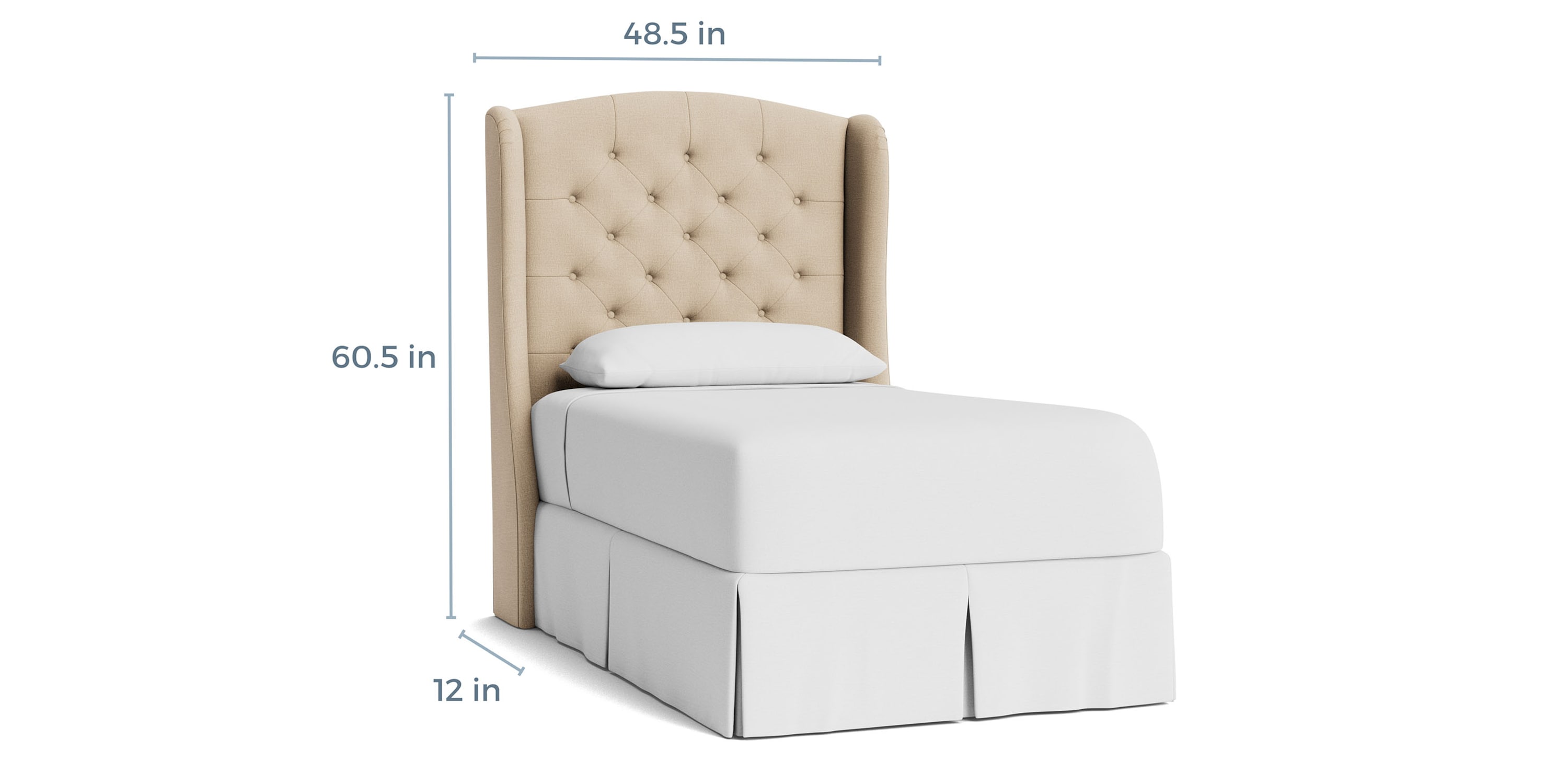 Paris Tufted Upholstered Bed 1991H139T23