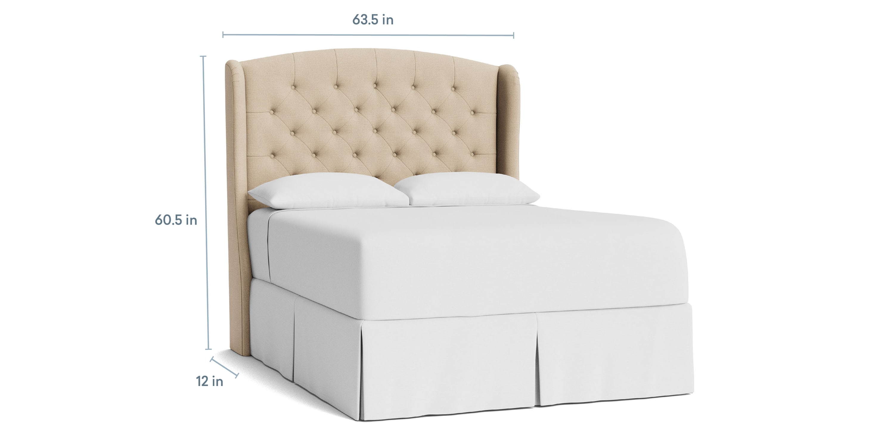 Paris Tufted Upholstered Bed 1991H149T23