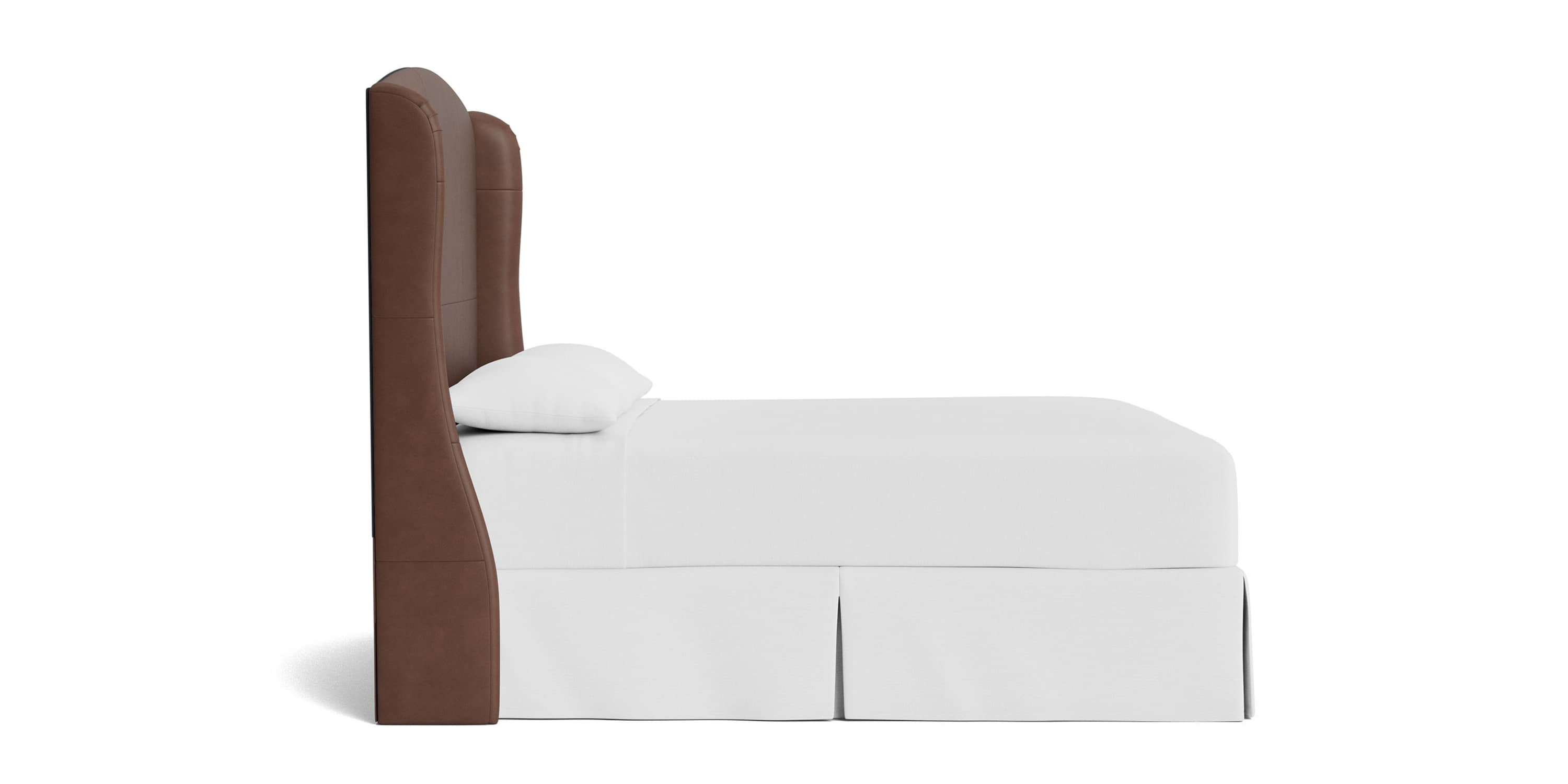 Paris Leather Upholstered Bed 1991H159L56