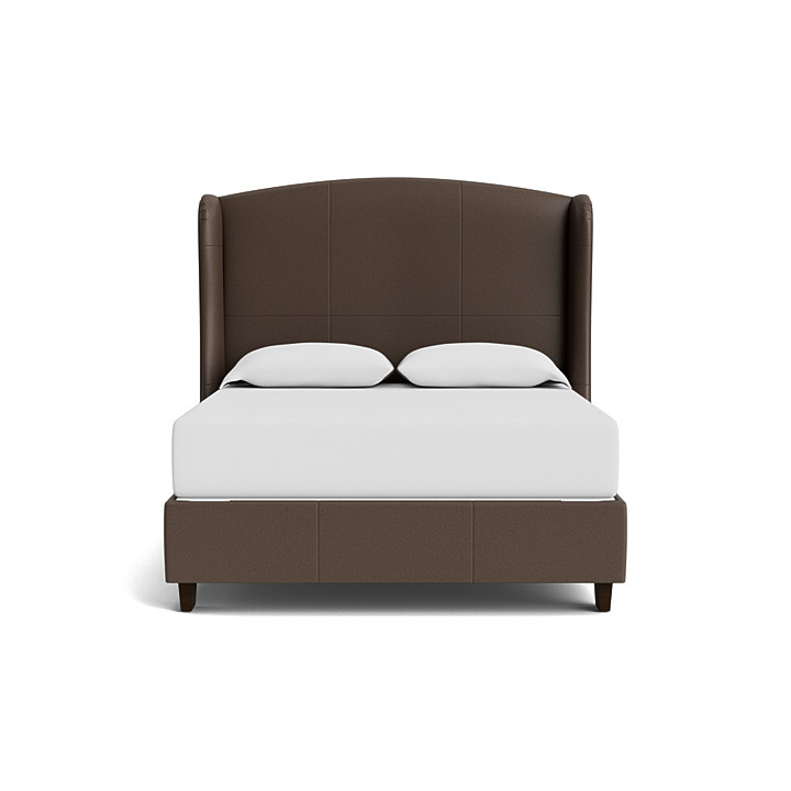 Paris Leather Upholstered Bed 1991H169L56