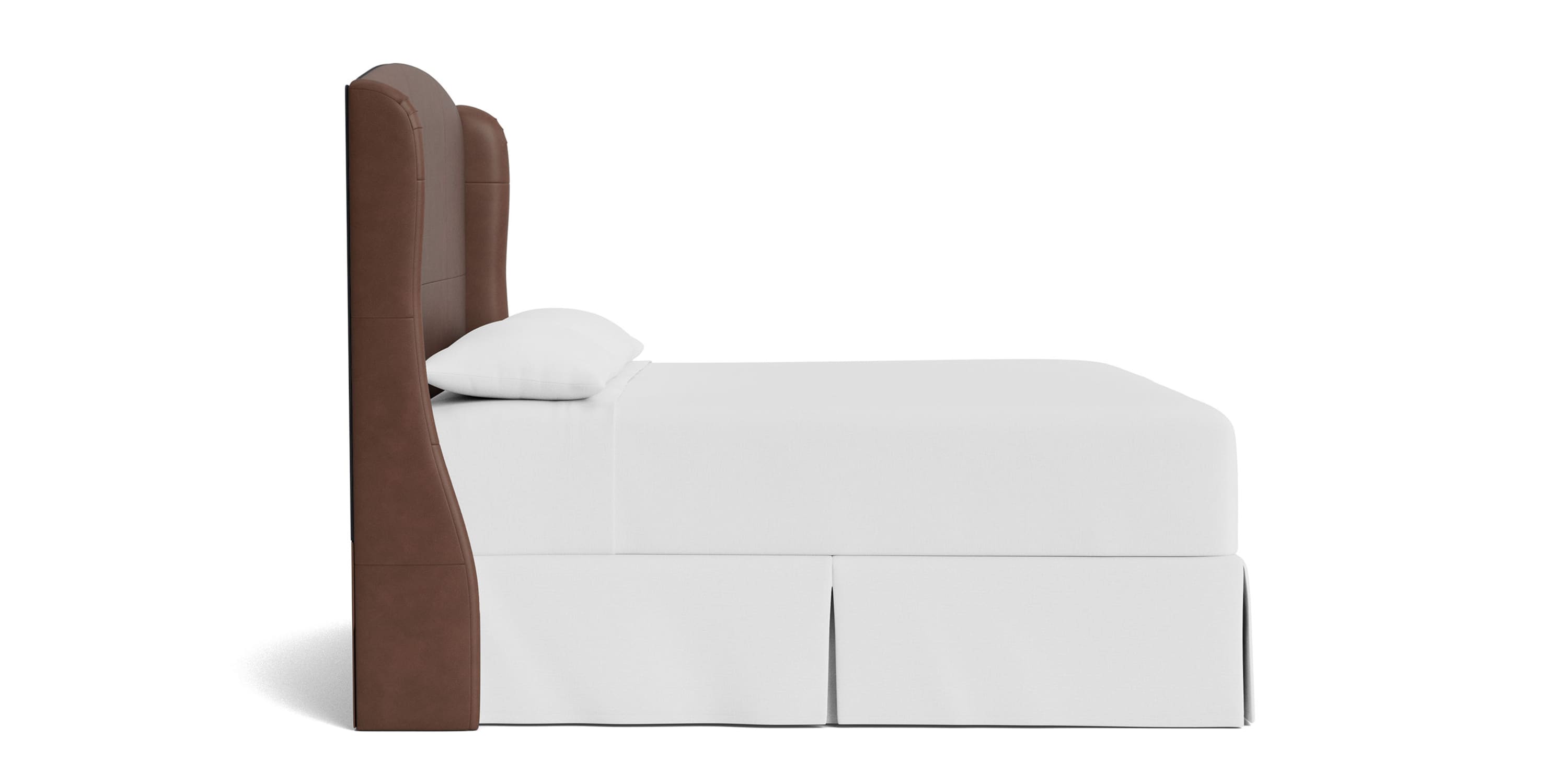 Paris Leather Upholstered Bed 1991H169L56