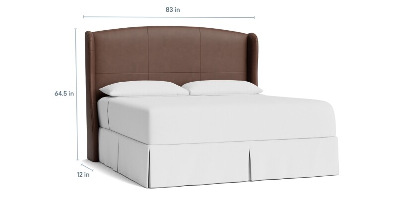 Paris Leather Upholstered Bed 1991H179L55