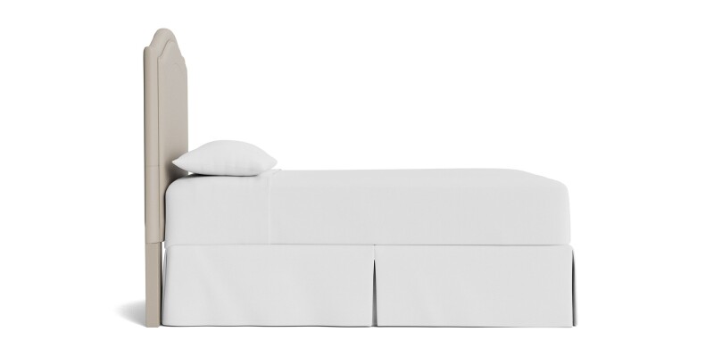 Vienna Leather Upholstered Bed 1993H139L52