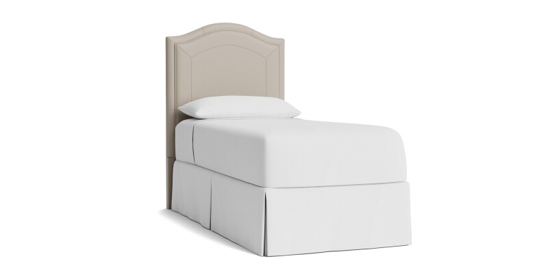 Vienna Leather Upholstered Bed 1993H139L54