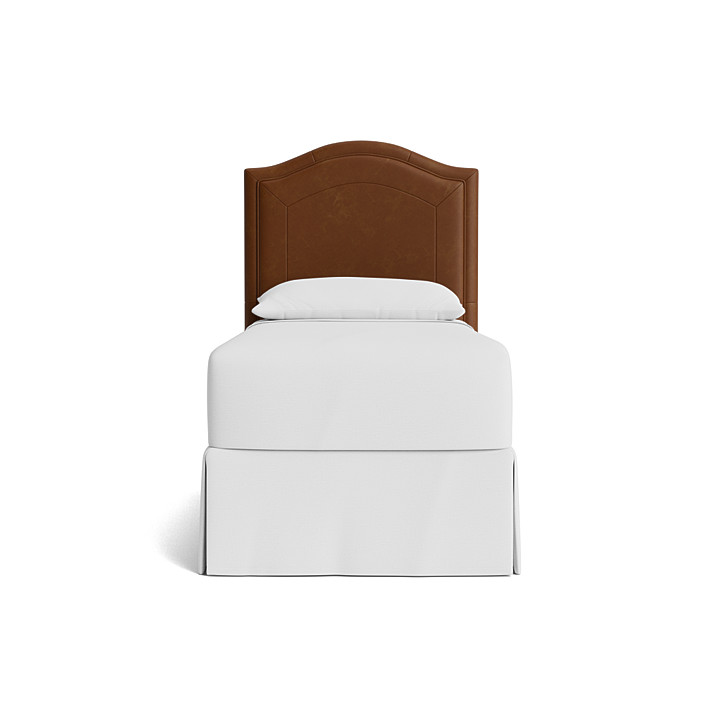 Vienna Leather Upholstered Bed 1993H139L56
