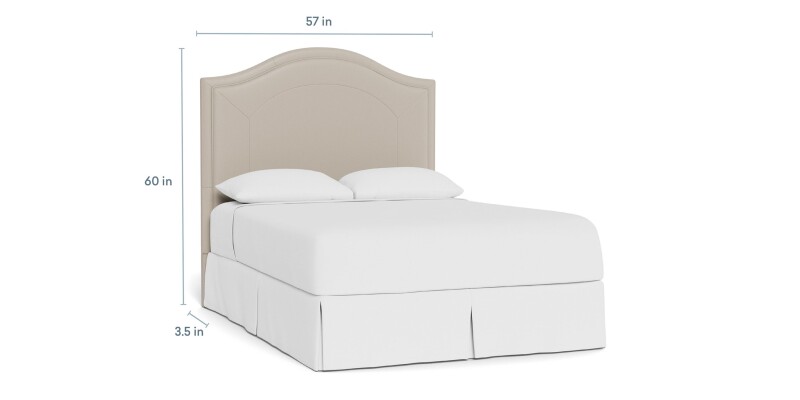 Vienna Leather Upholstered Bed
1993H149L53