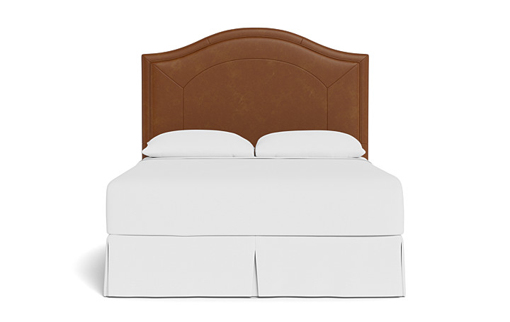 Vienna Leather Upholstered Bed 1993H159L56