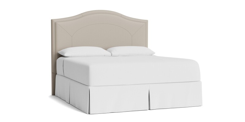 Vienna Leather Upholstered Bed 1993H169L55