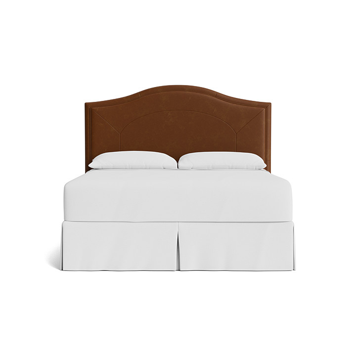 Vienna Leather Upholstered Bed 1993H169L56