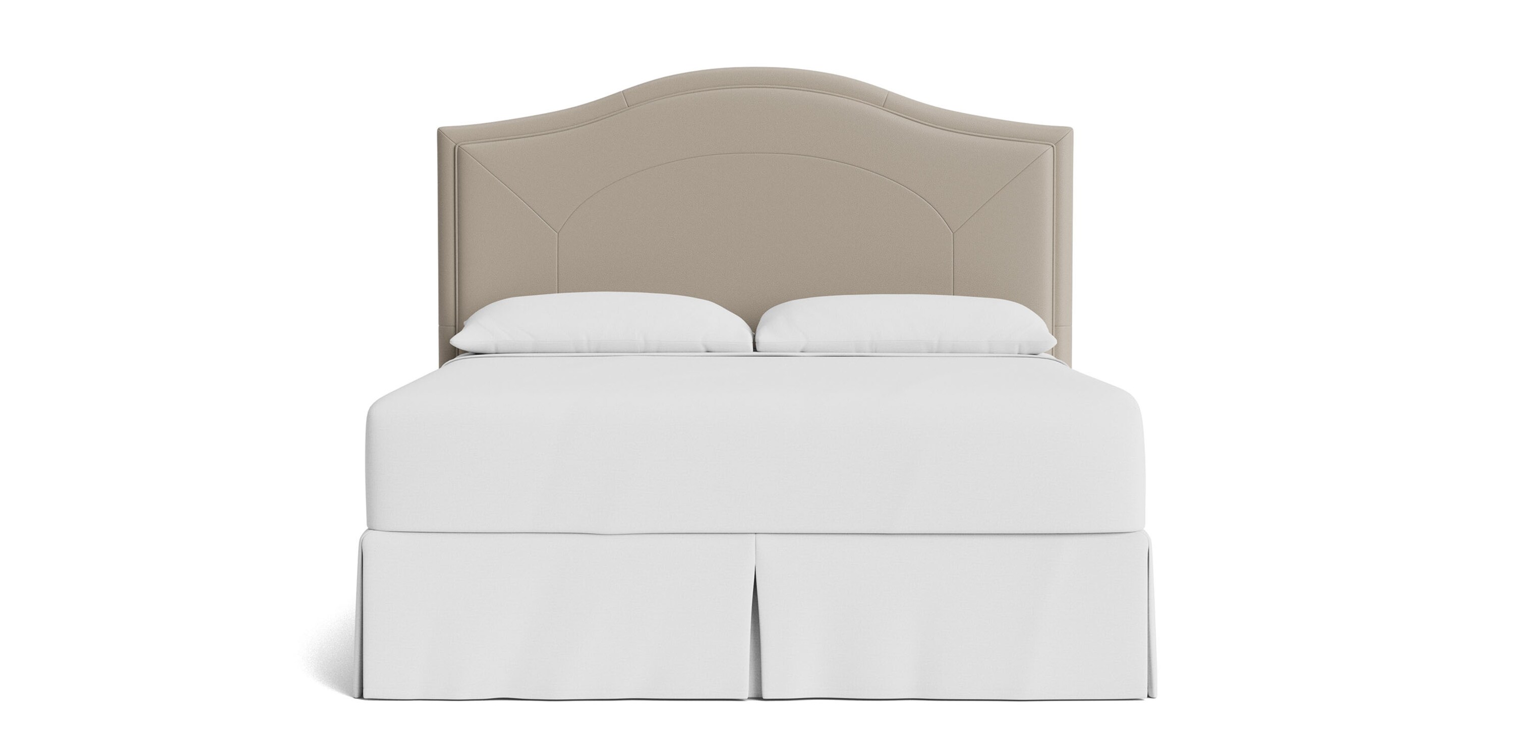 Vienna Leather Upholstered Bed 1993H169L56