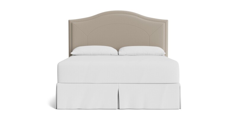 Vienna Leather Upholstered Bed 1993H179L54