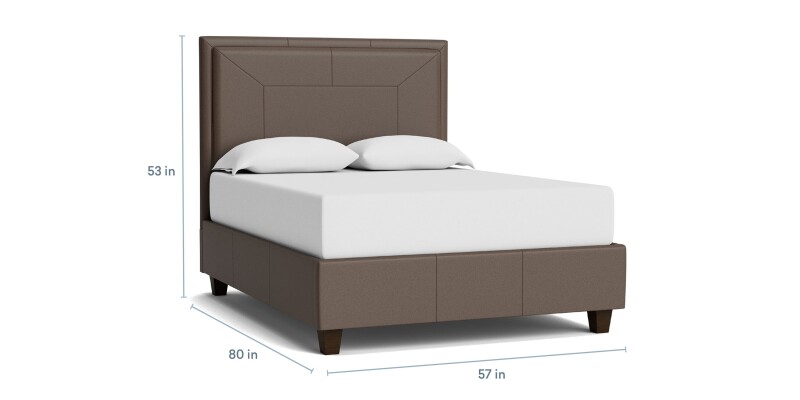 Manhattan Leather Upholstered Bed 1994K149LKIT53