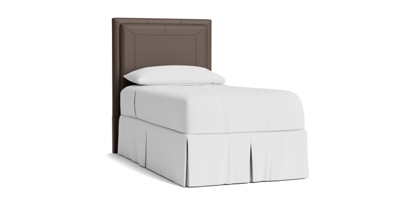 Manhattan Leather Upholstered Bed 1995H139L53