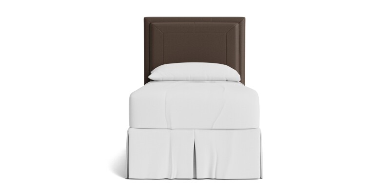 Manhattan Leather Upholstered Bed 1995H139L53