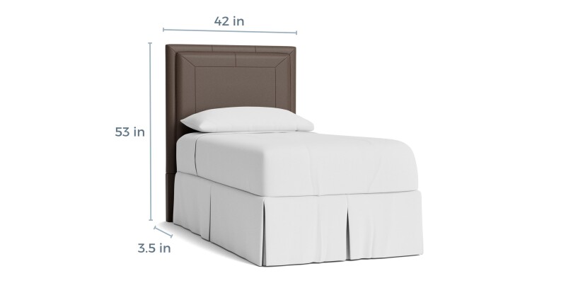 Manhattan Leather Upholstered Bed 1995H139L53