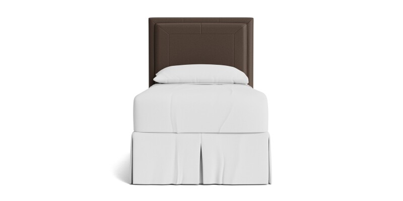 Manhattan Leather Upholstered Bed 1995H139L54