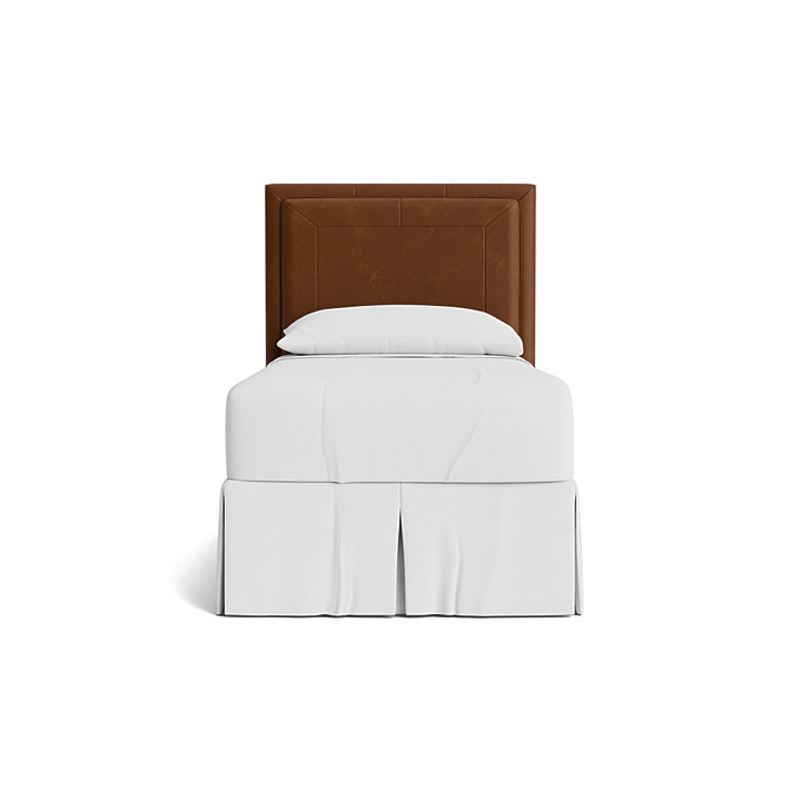 Manhattan Leather Upholstered Bed 1995H139L56