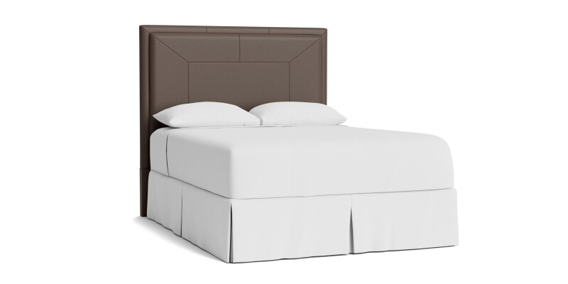 Manhattan Leather Upholstered Bed 1995H149L52