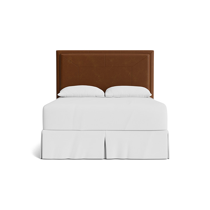 Manhattan Leather Upholstered Bed 1995H149L56