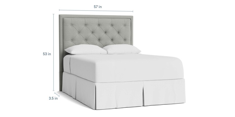 Manhattan Tufted Upholstered Bed 1995H149T27