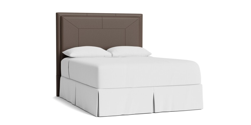 Manhattan Leather Upholstered Bed 1995H159L52