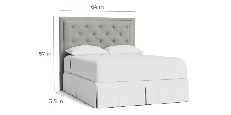 Manhattan Tufted Upholstered Bed 1995H159T27