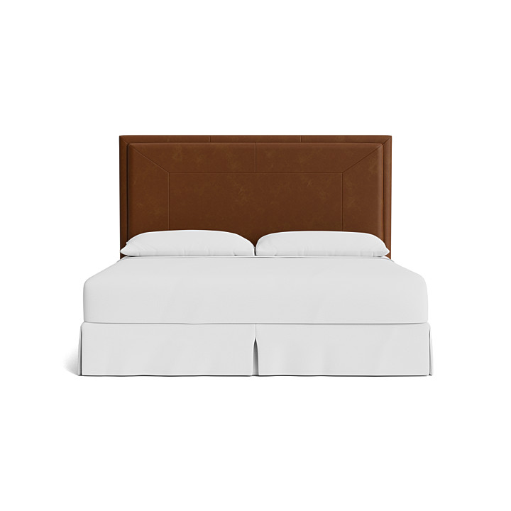 Manhattan Leather Upholstered Bed 1995H169L56